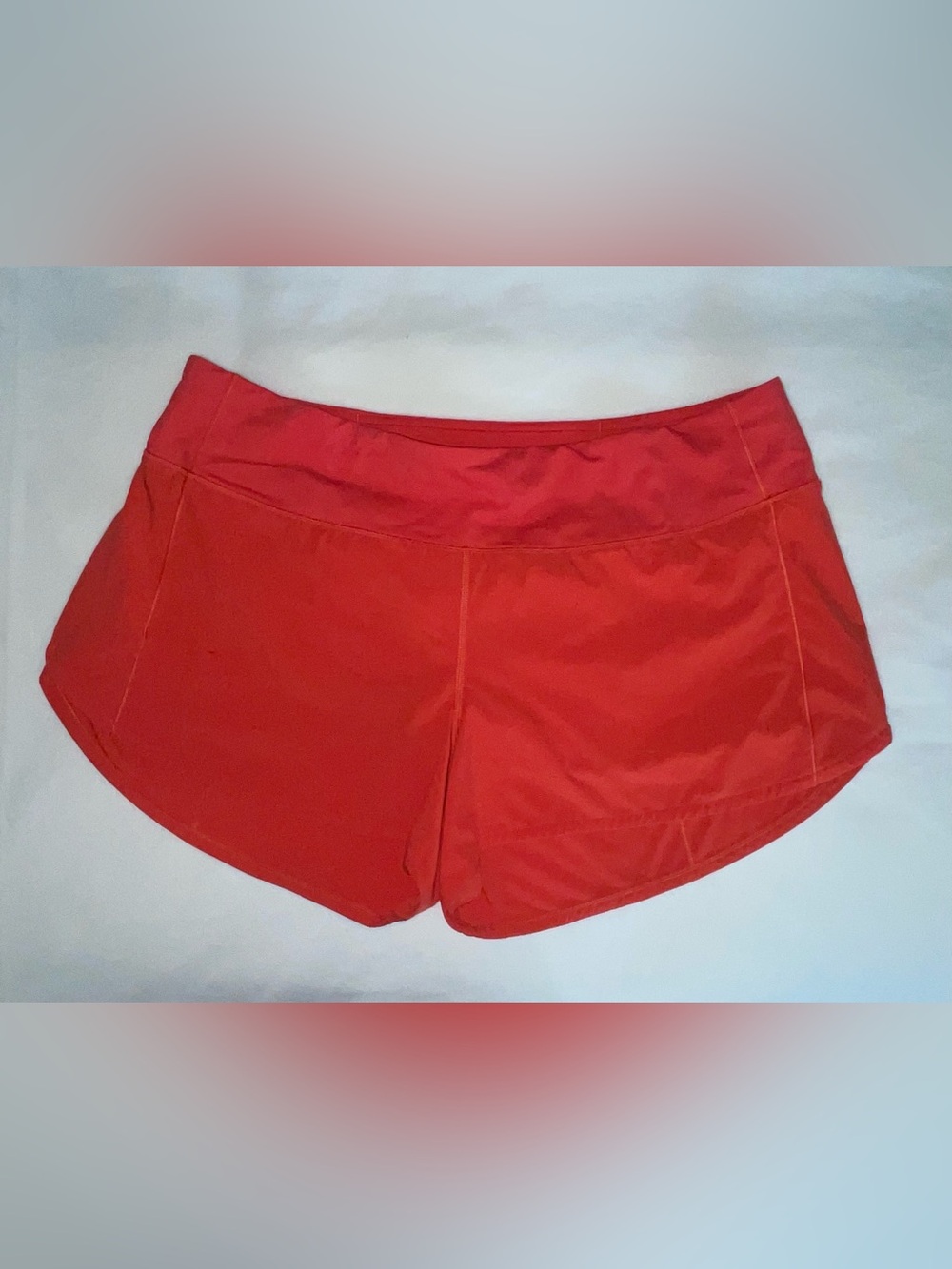 lululemon athletica Women's Red Running Shorts